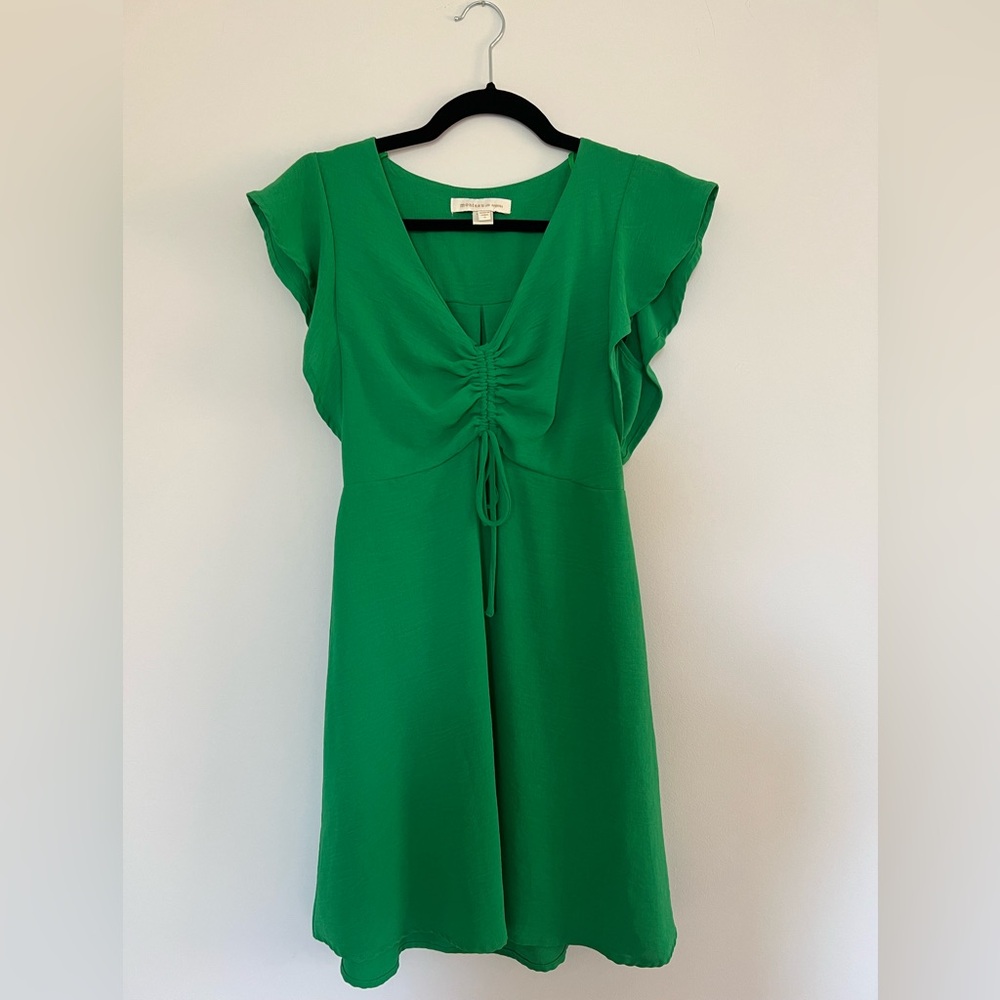 Green Mini Dress Beach Coverup